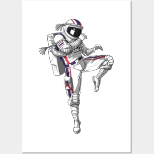 Muay Thai Astronaut Posters and Art